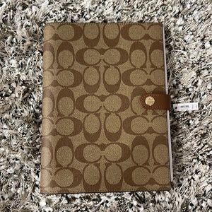 COACH Notebook In Signature Canvas NEW!